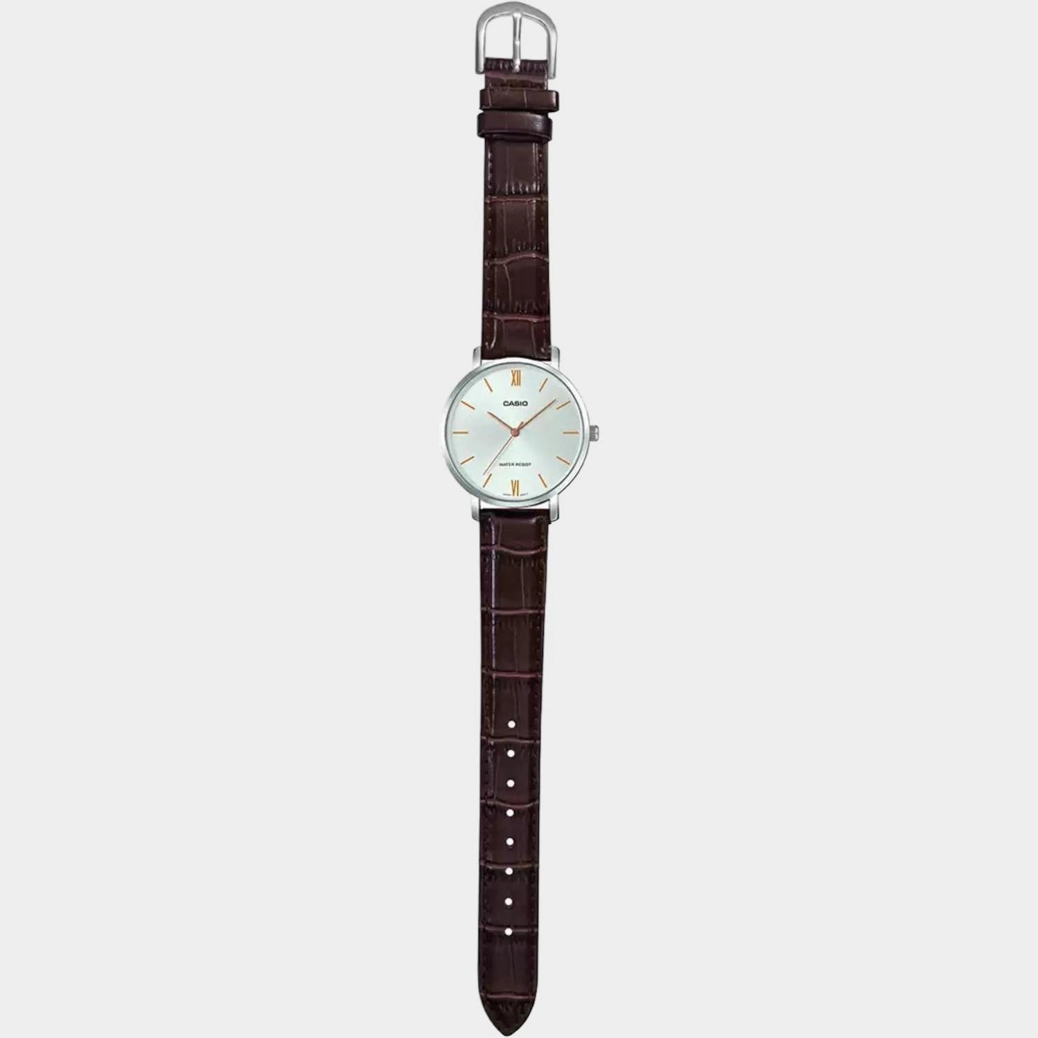 Enticer Women's Analog Leather Watch A1628 - LTP-VT01L-7B2UDF