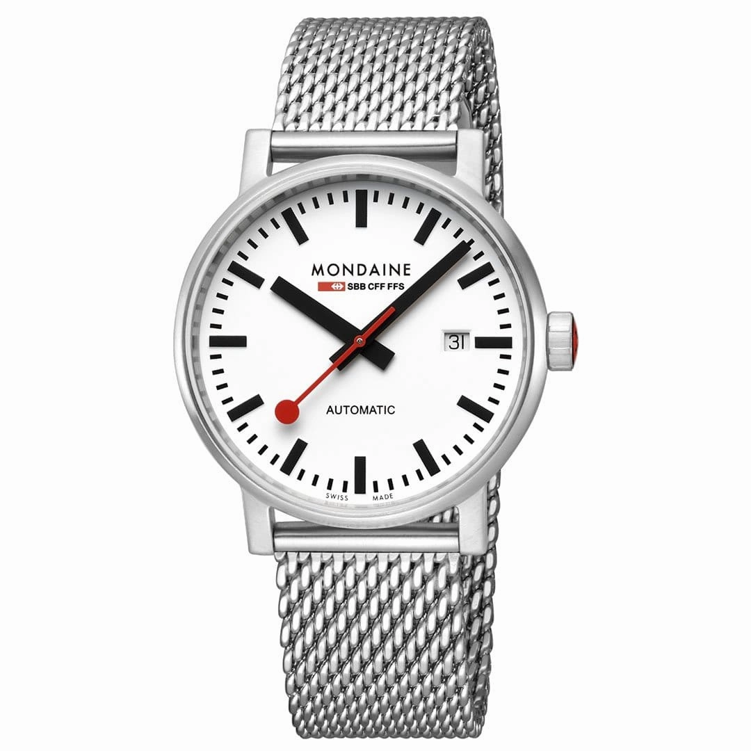 Evo2, Automatic, Polished Steel, 40 mm, Stainless Steel