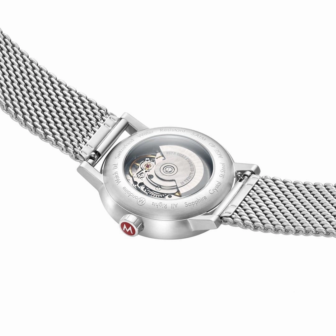 Evo2, Automatic, Polished Steel, 40 mm, Stainless Steel