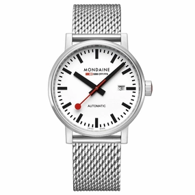 Evo2, Automatic, Polished Steel, 40 mm, Stainless Steel