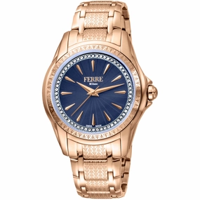 Ferre Milano Women's Watch - Classic Quartz Silver Tone Dial Bracelet | FM1L119M0071