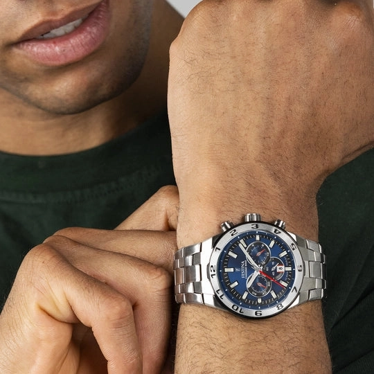 Festina Chrono Bike Blue Dial Stainless Steel Strap Men's Watch F20670/1