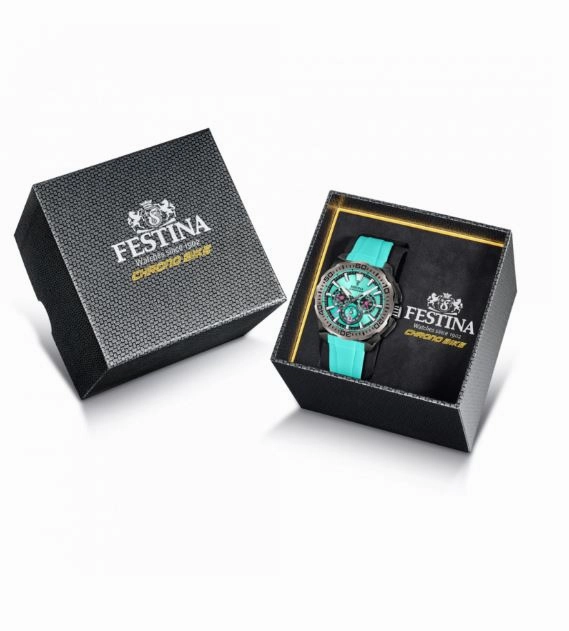 Festina Chrono Bike Blue Rubber Strap Watch f20726/2