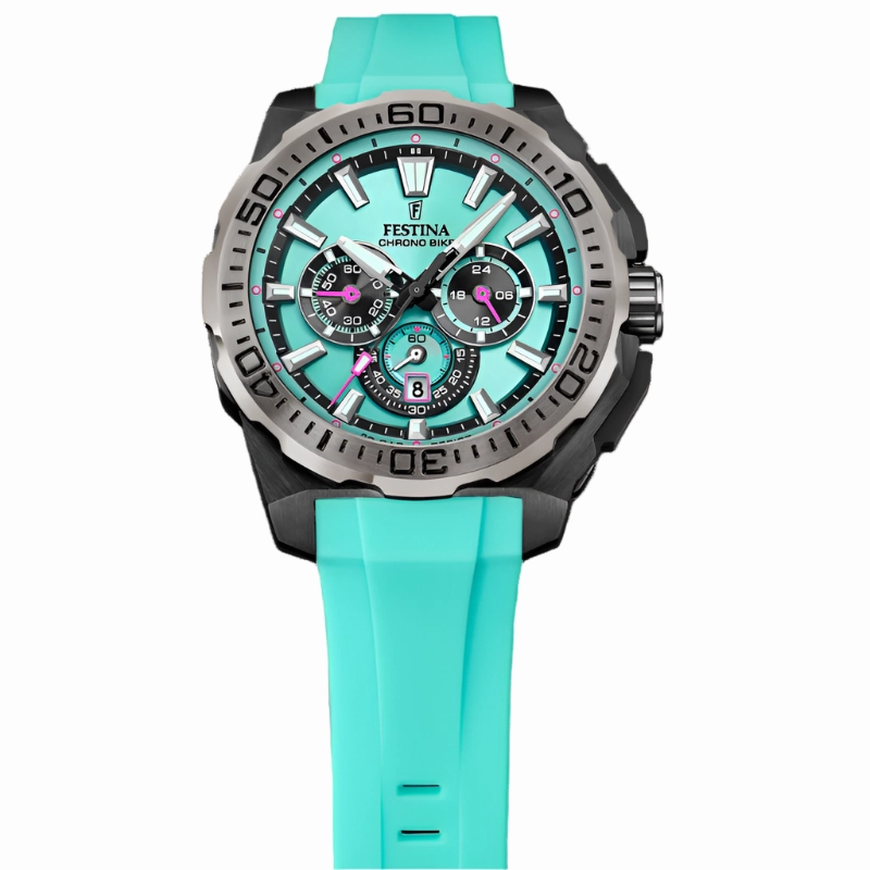 Festina Chrono Bike Blue Rubber Strap Watch f20726/2