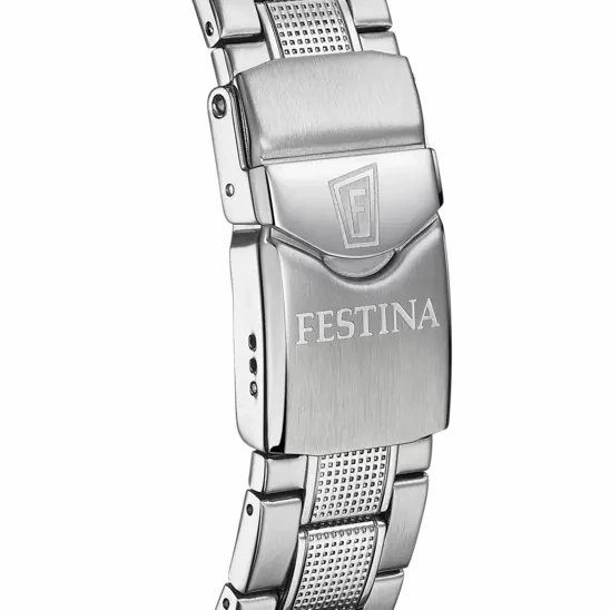 Festina Men's Sophisticated Stainless Steel Watch F20669/4 - BlueThe Originals Series
