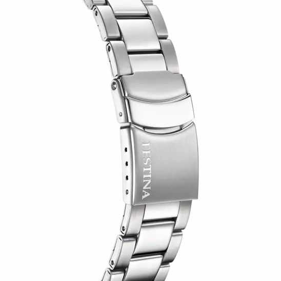 Festina Men's Stainless Steel Elegance Watch F20623/4 with Black Dial