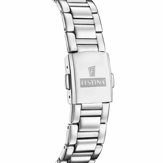 Festina Solar Energy Cream Dial Stainless Steel 316L Women's Watch F20658/1