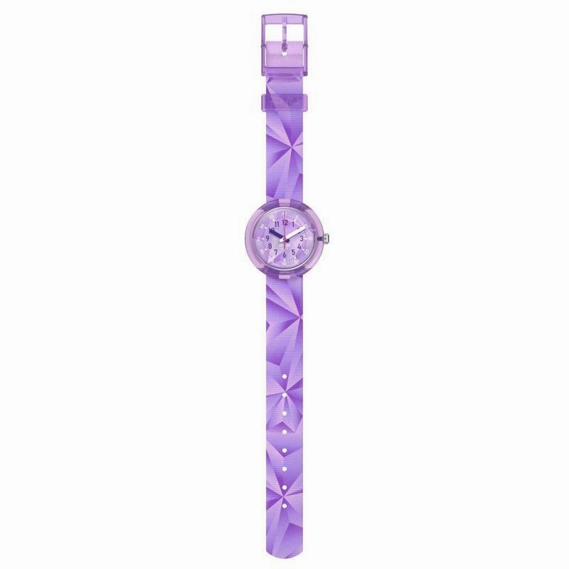 Flik Flak Purple Prism Watch FPNP167
