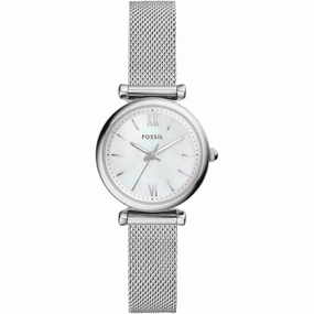 Fossil ES4432 Carlie Mini Women's Watch with Stainless Steel or Leather Band