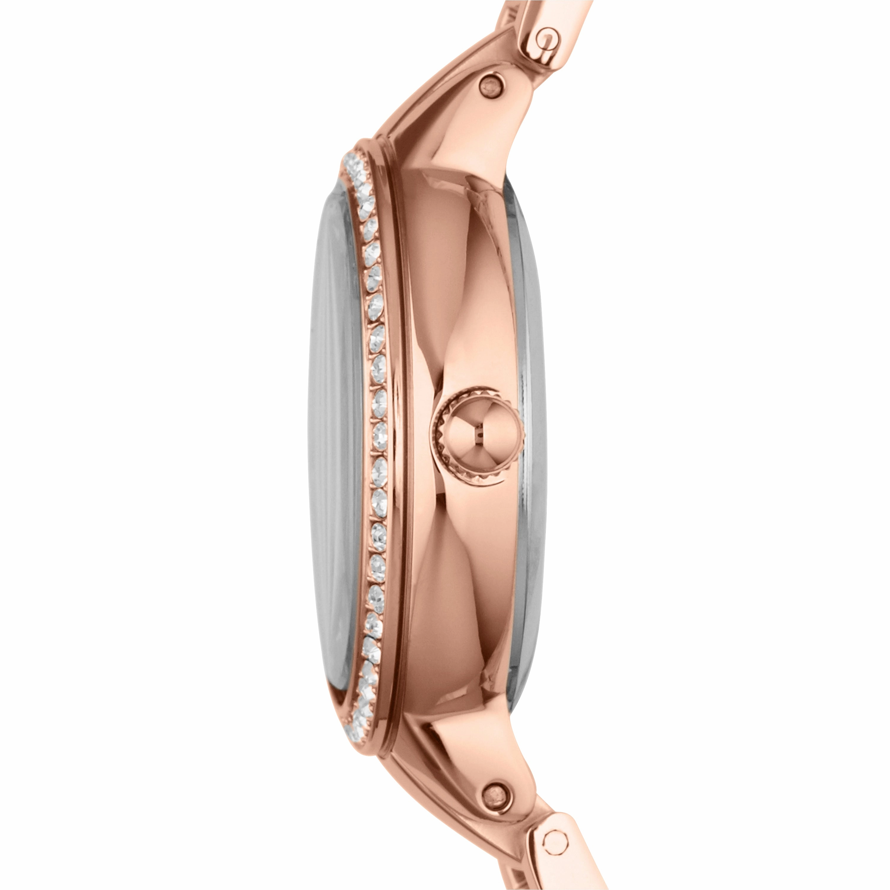 Fossil Gold Tone Fossil Virginia Watch with Crystal Accents - ES3284