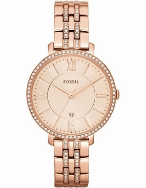 Fossil Jacqueline Rose Gold-Plated Watch ES3546