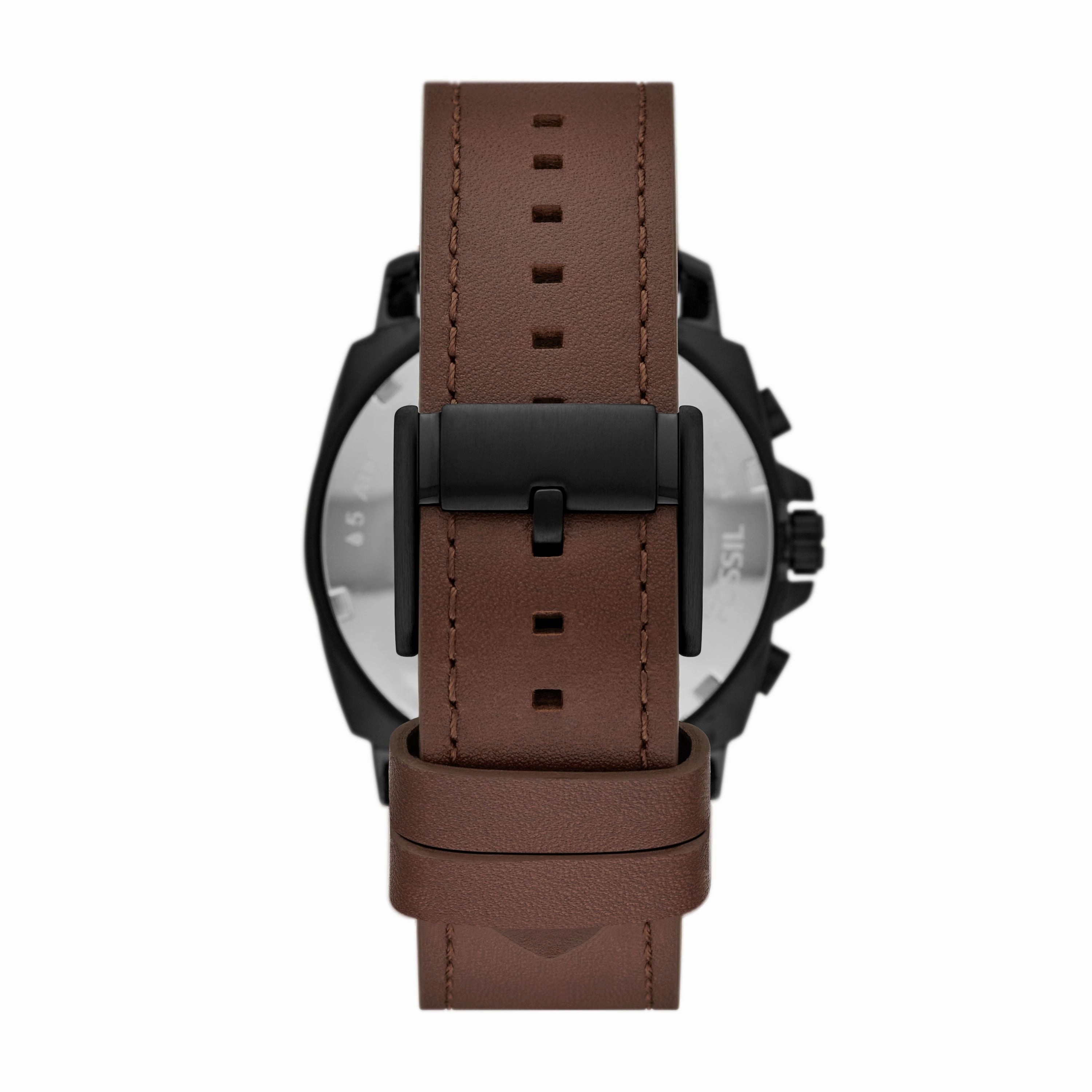 Fossil Men's Privateer Chronograph, Black Stainless Steel Watch