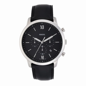 Fossil Neutra Chronograph Black Leather Watch FS5452