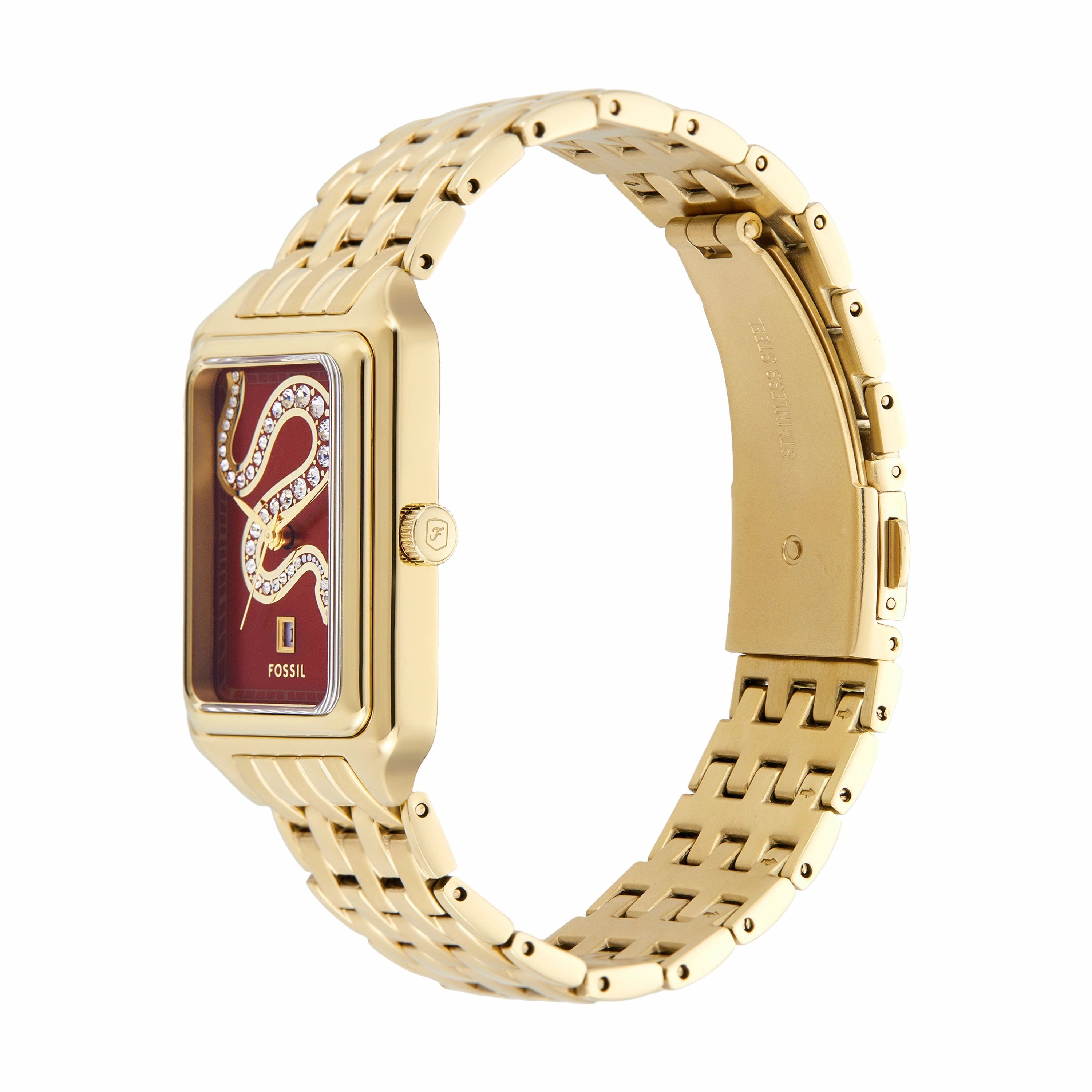 Fossil Raquel Three-Hand Gold Stainless Steel Watch ES5379