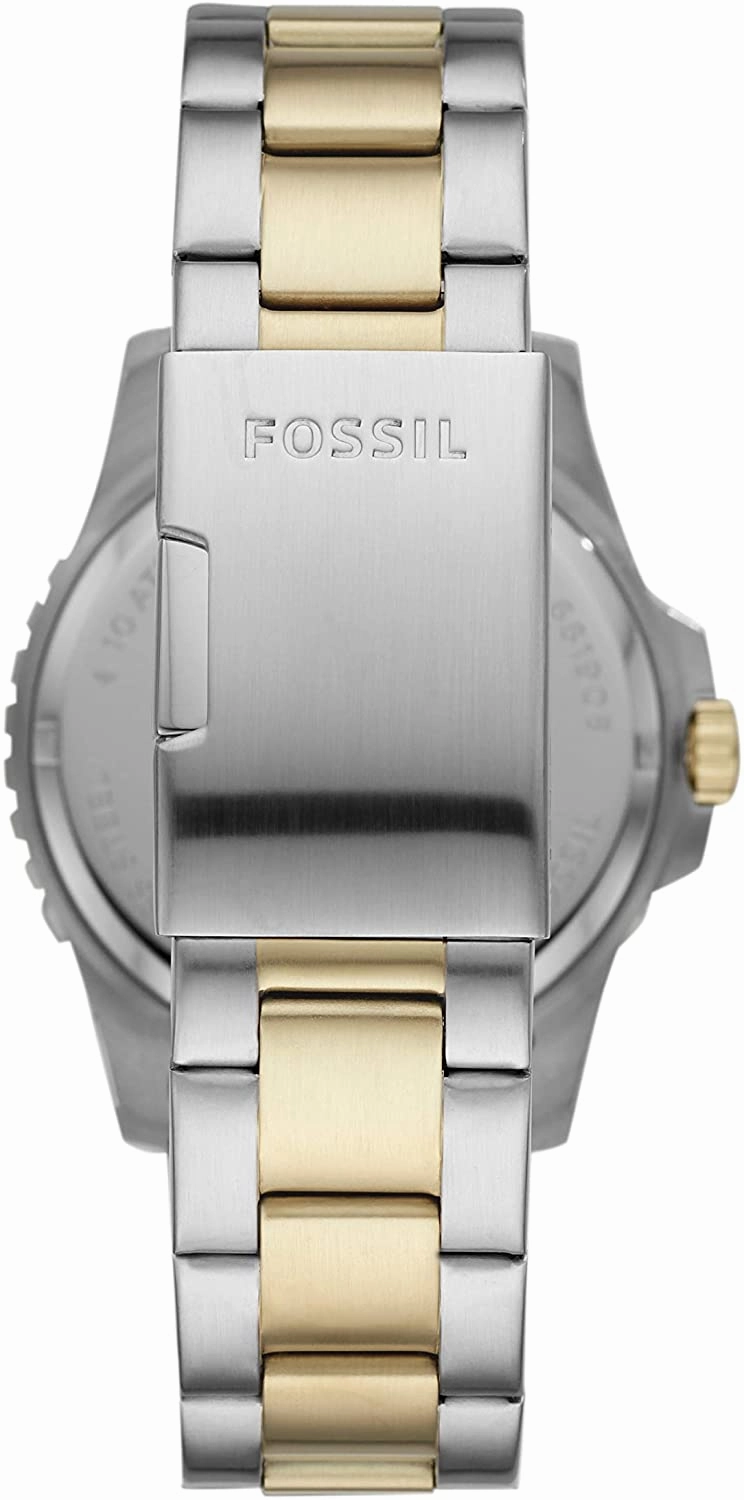 Fossil Three Hand Black Dial Mens Watch FS5653