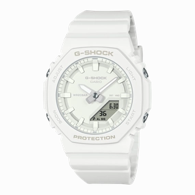 G-Shock All White CasiOak Ladies Watch GMAP2100-7A