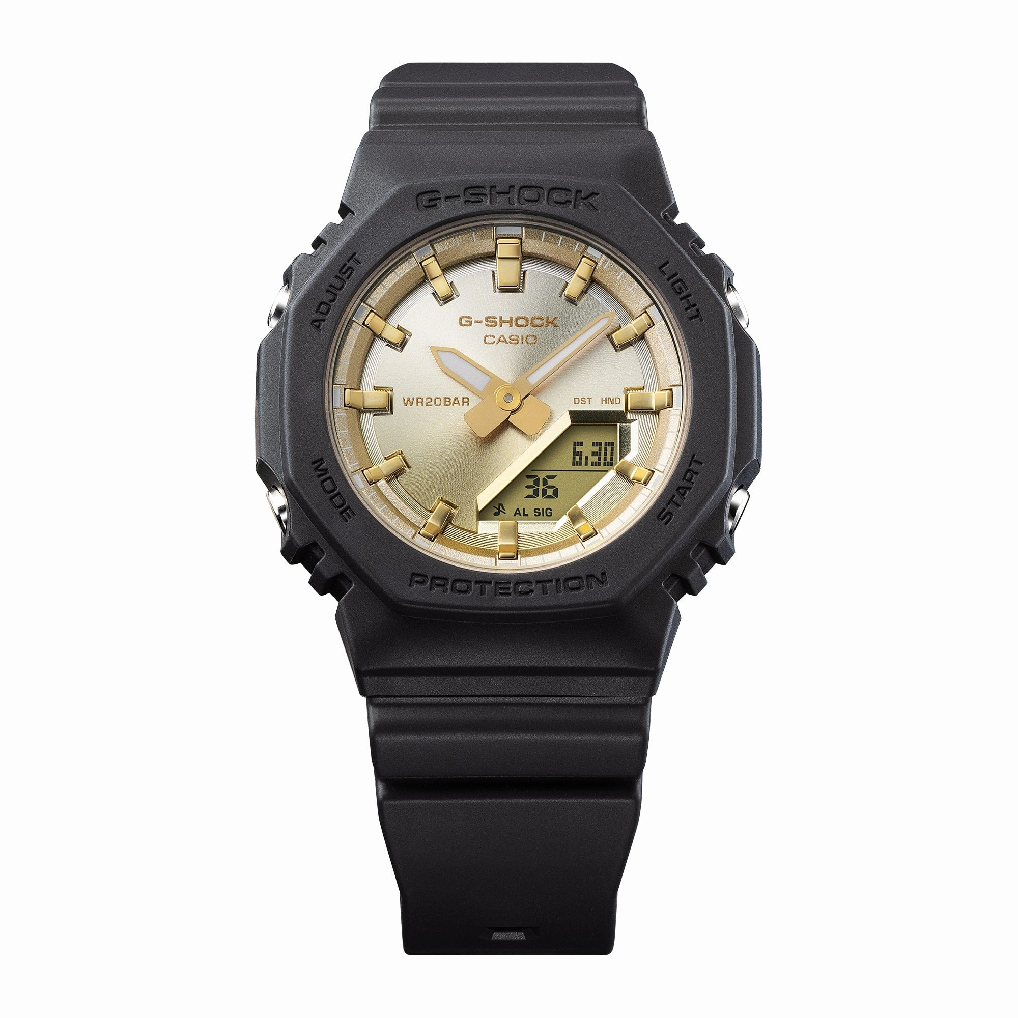 G-Shock Analog Digital Black Resin Band Watch GMAP2100SG-1A