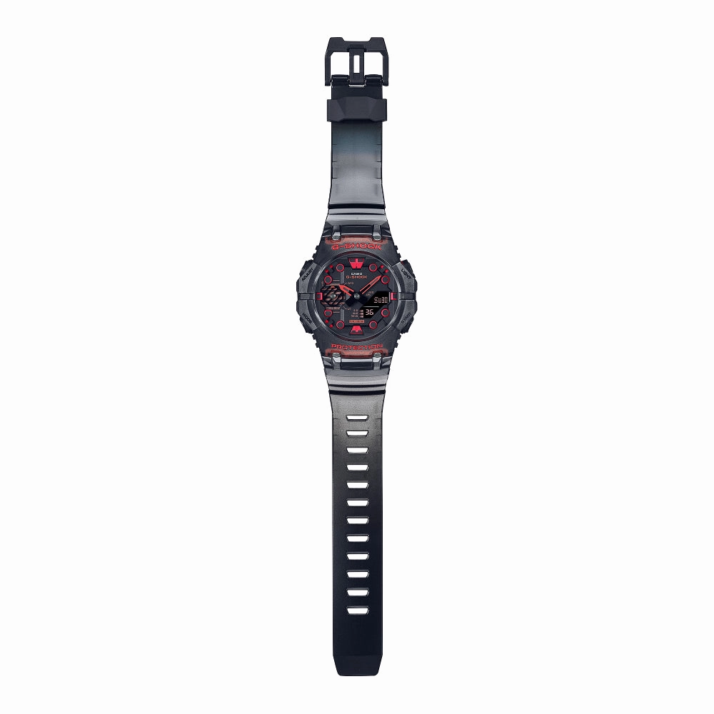 G-Shock Analog/Digital GA-B001 Series Smartphone Link Watch - Black Dial With Red Accents