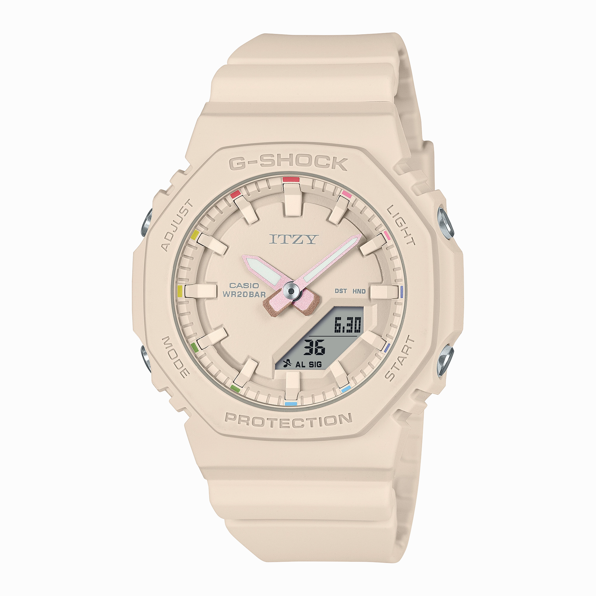 G-Shock Analog Digital Itzy Collaboration Ivory Resin Band GMAP2100IT-4A
