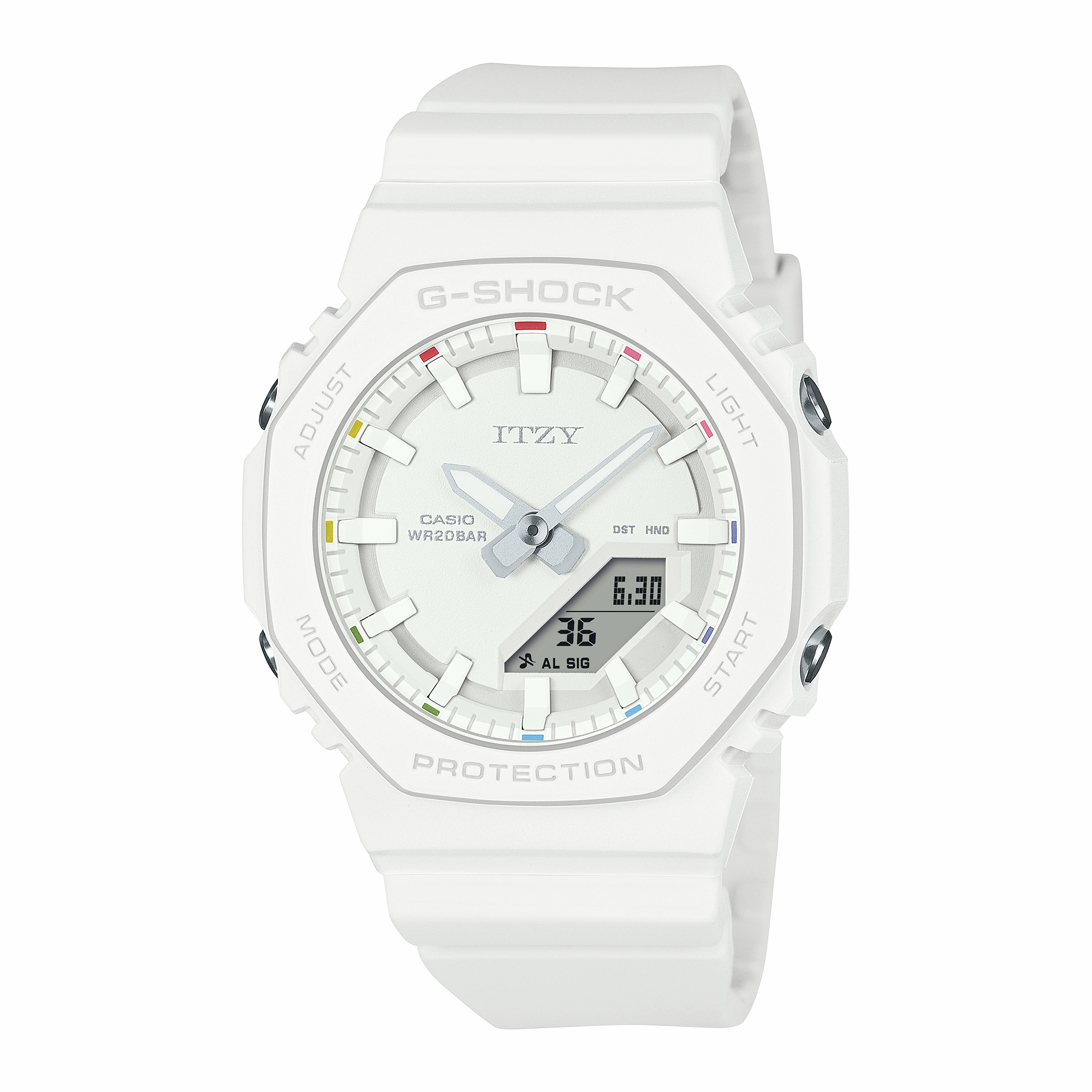 G-Shock Analog Digital Itzy Collaboration White Resin Band GMAP2100IT-7A