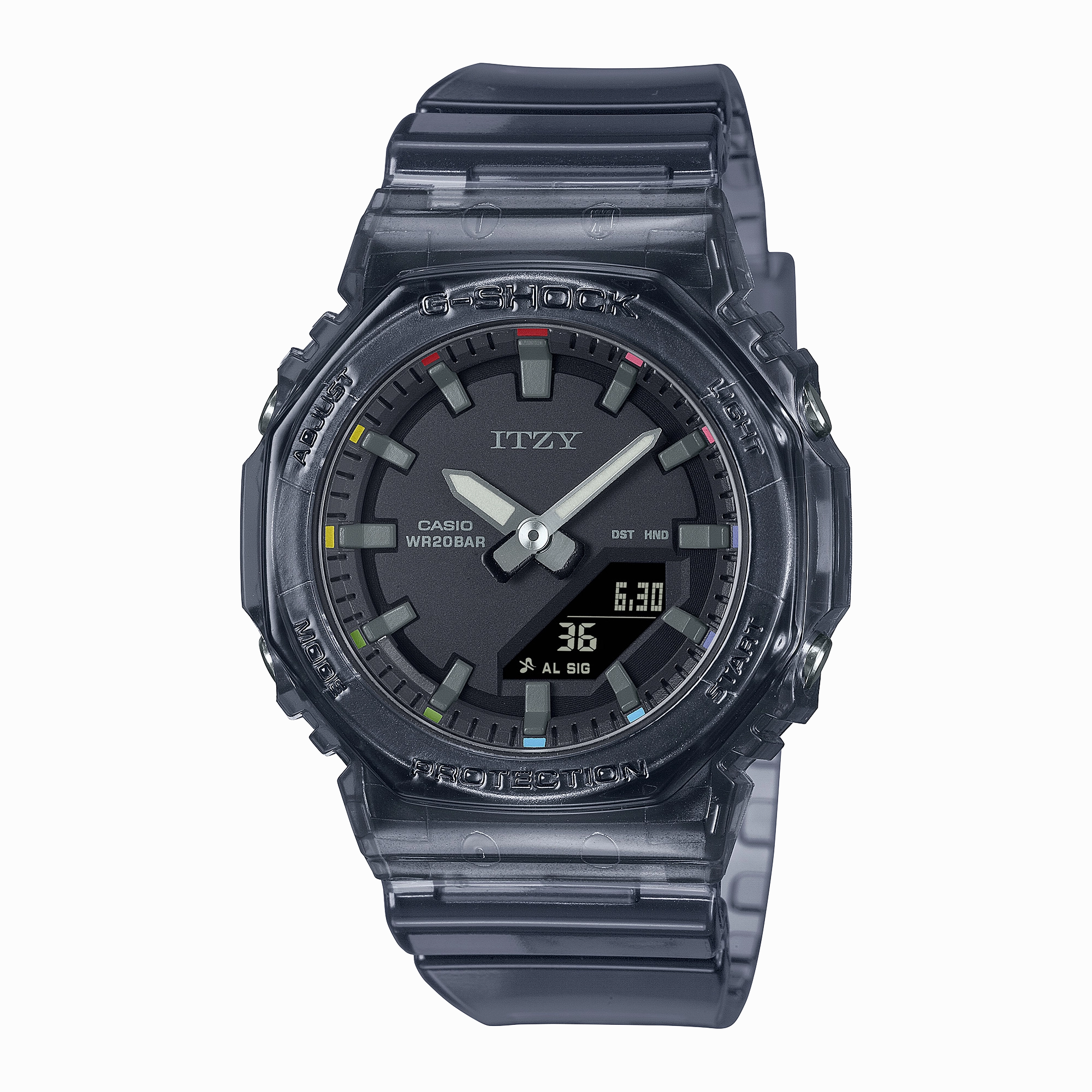 G-Shock Analog Digital Mid DUO Itzy Collaboration Resin Band Watch GMAP2100ZY-1A