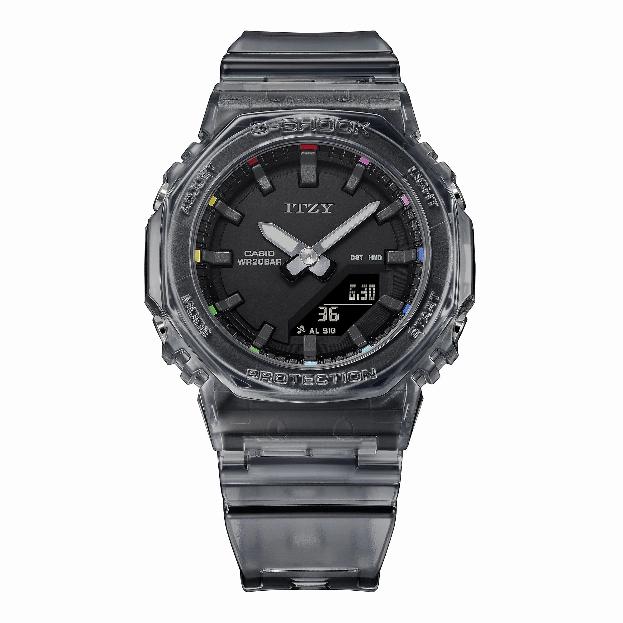 G-Shock Analog Digital Mid DUO Itzy Collaboration Resin Band Watch GMAP2100ZY-1A