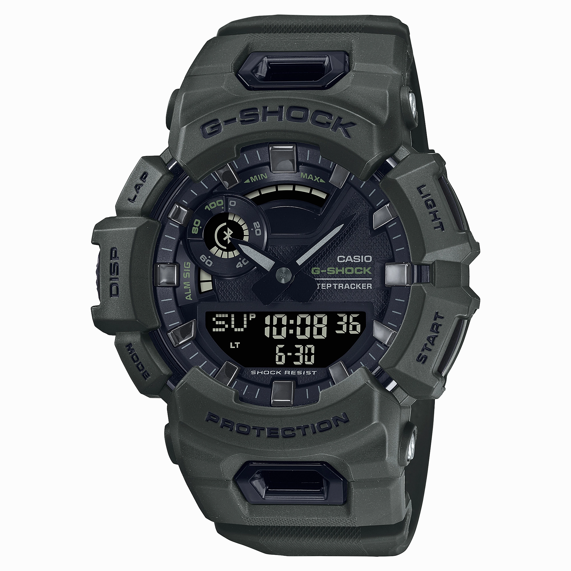 G-Shock Bluetooth Green Resin Band Watch GBA900UU-3A
