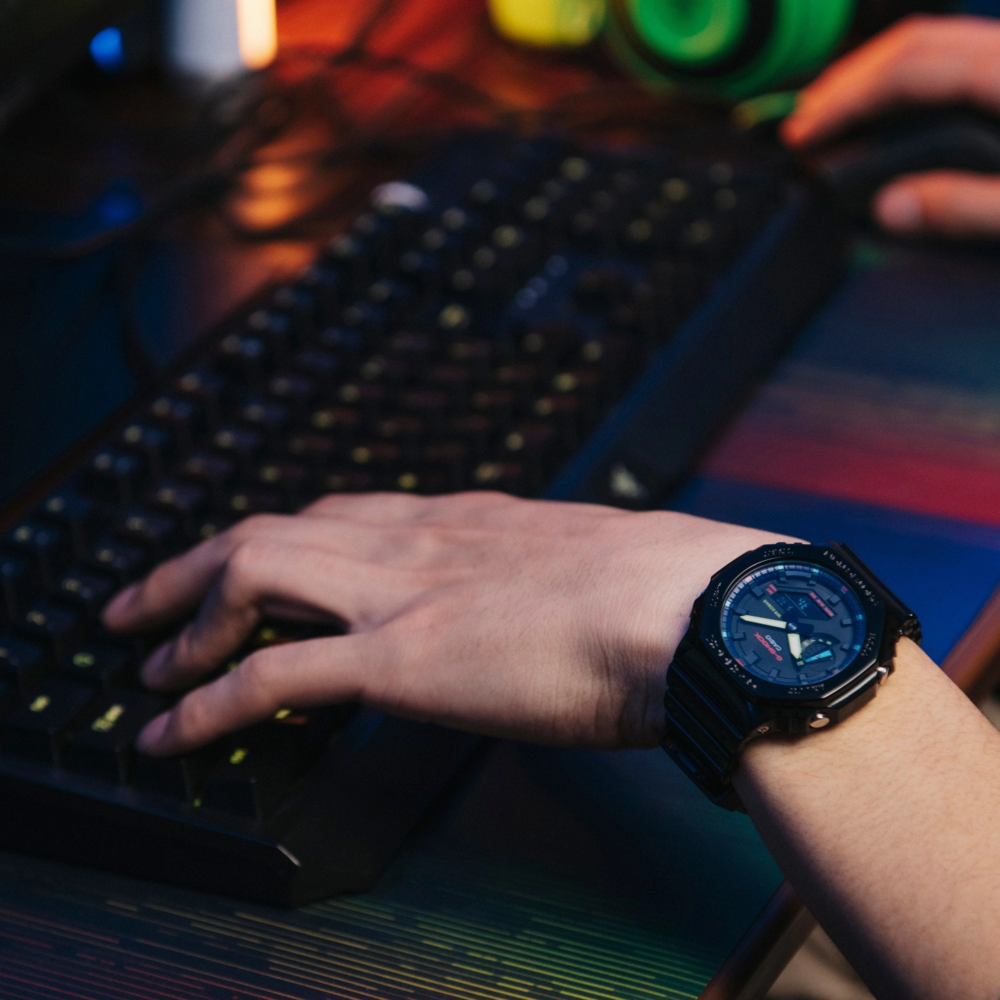 G-Shock CasiOak RGB Gamers Collection GA2100RGB-1A