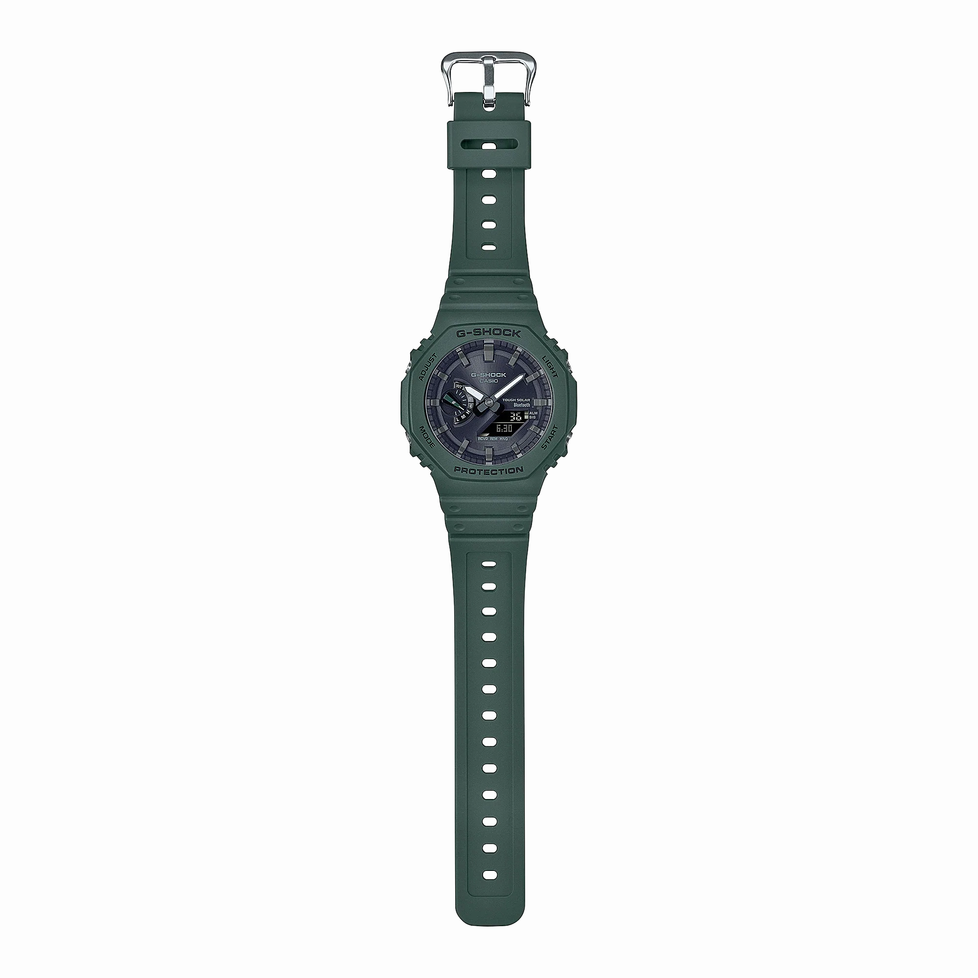 G-Shock CasioOak GAB2100-3A Green Watch with Smartphone Link and Tough Solar