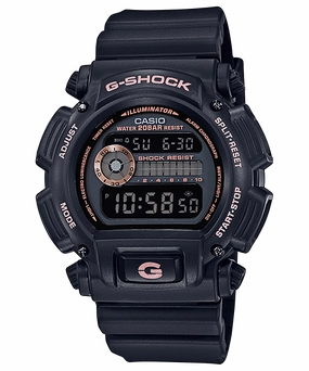 G-Shock Digital Black and Rose Gold Mens Watch DW9052GBX-1A4