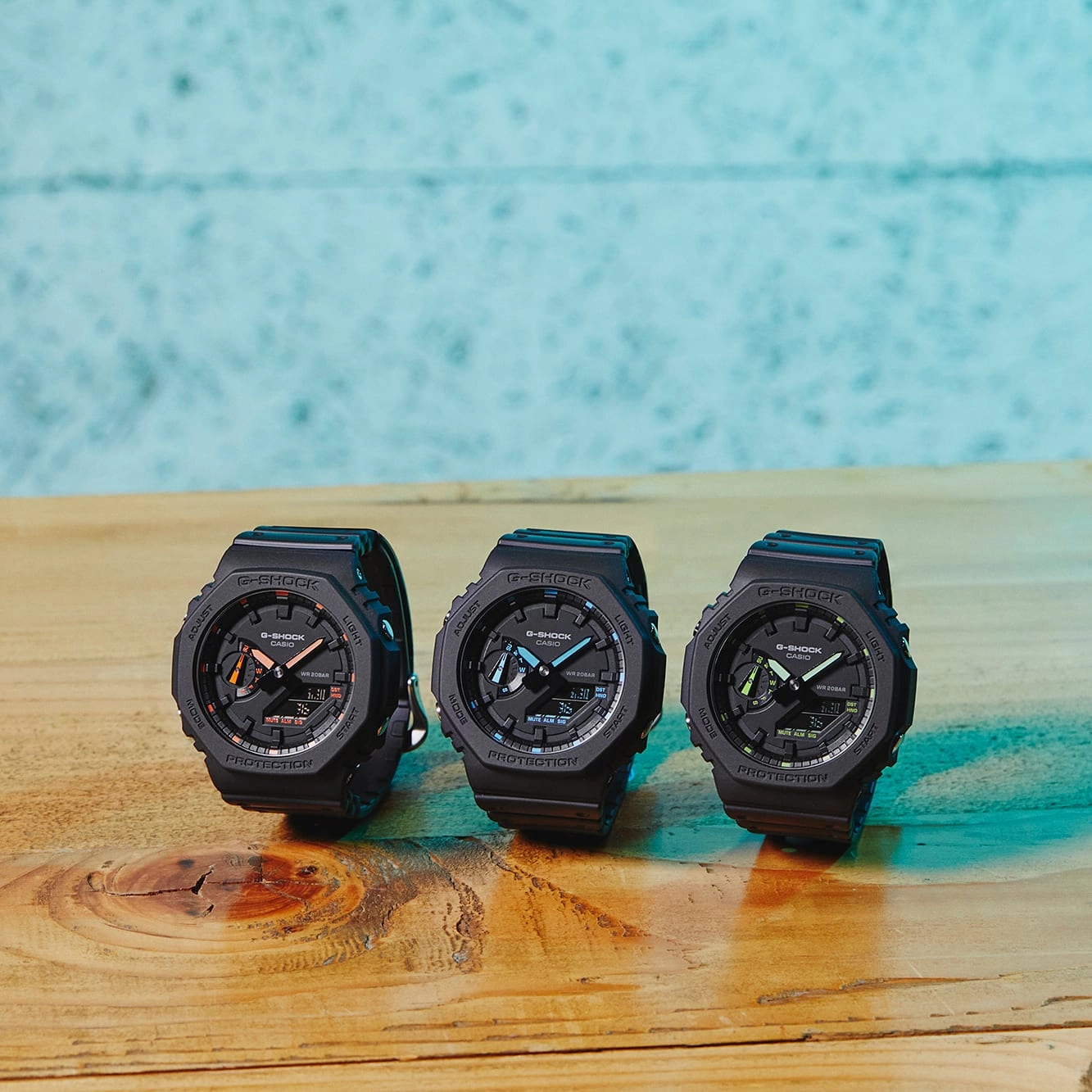 G-Shock Digital Black Resin Band Watch GA2100-1A2