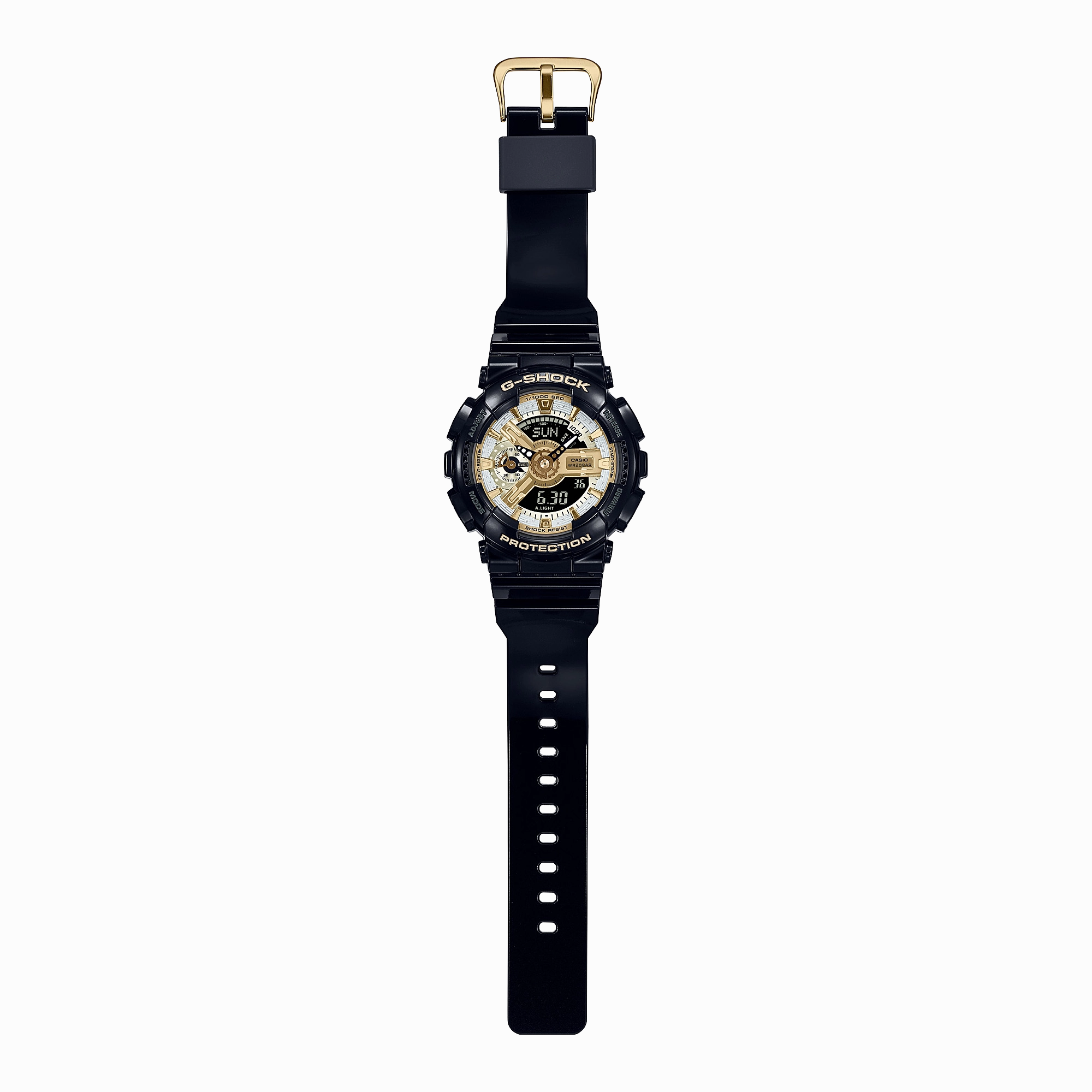 G-Shock Digital Black Resin Band Watch GMAS110GB-1A