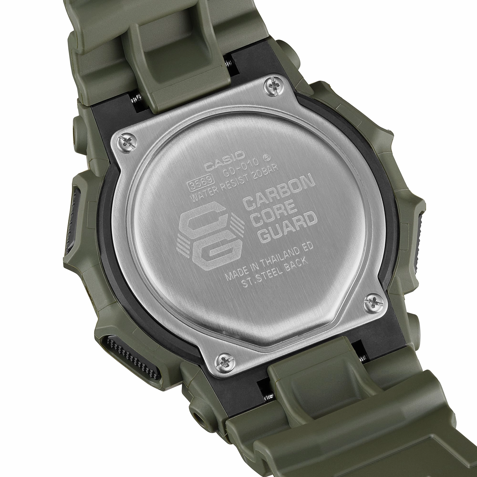 G-Shock Digital Green Resin Band Watch GD010-3D