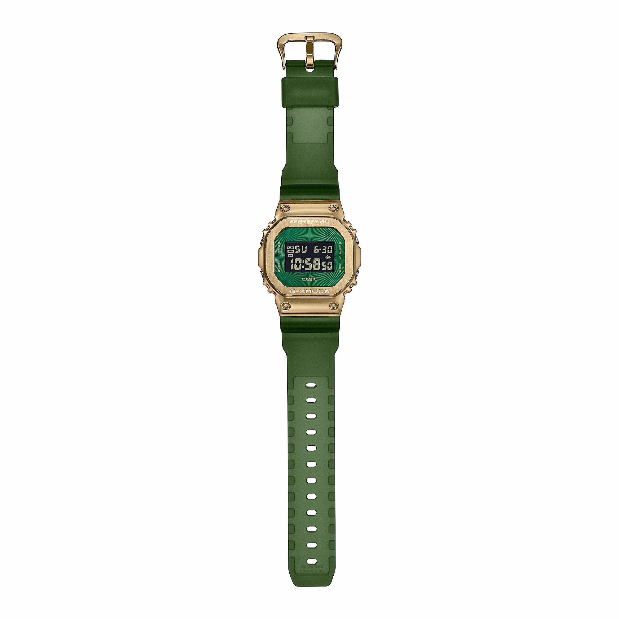 G-Shock Digital Green Resin Band Watch GM5600CL-3D