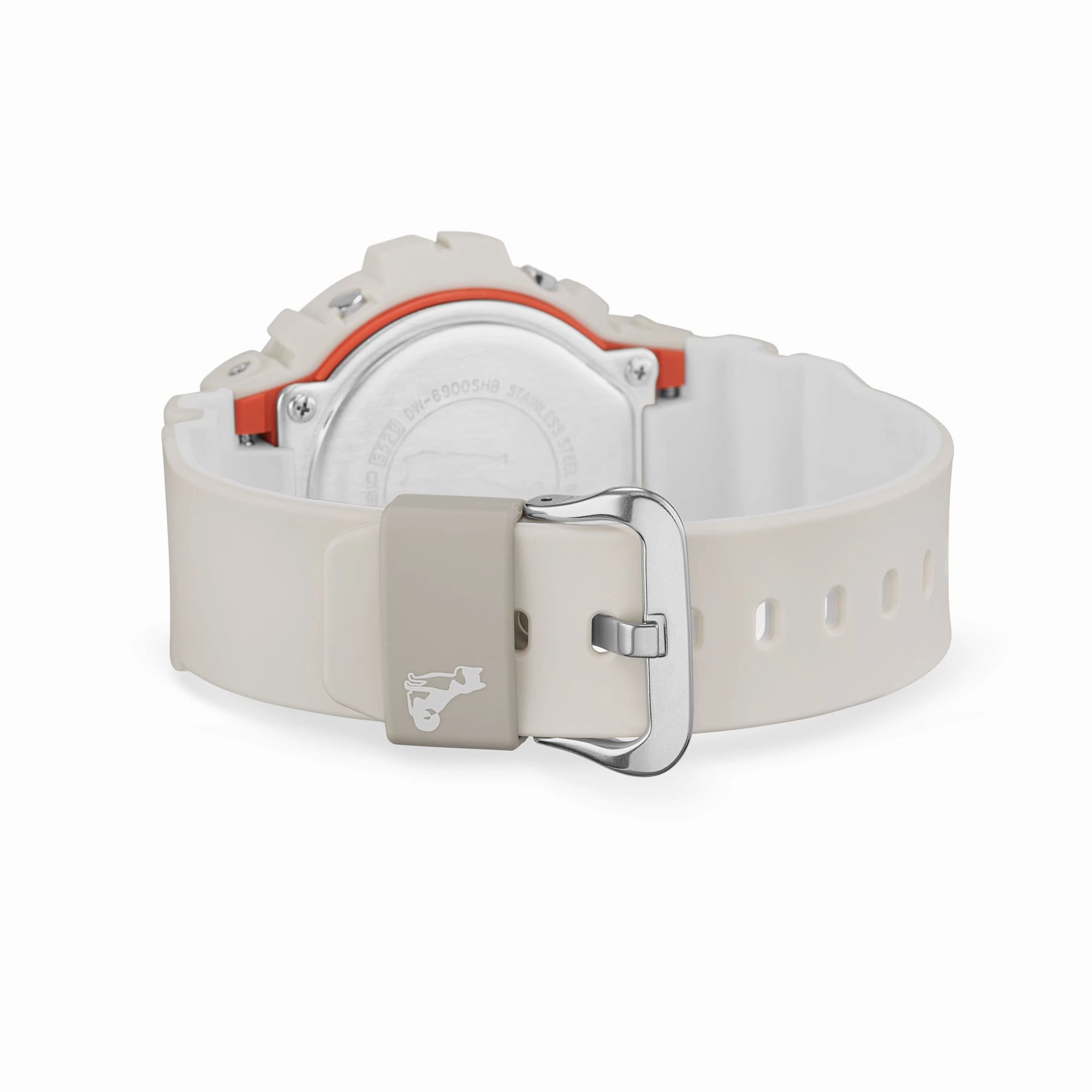 G-Shock Digital White Dial White Resin Band Watch DW6900SHB-7D