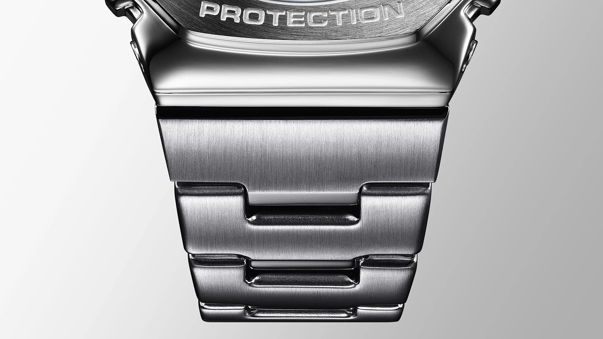 G-Shock G-Steel 2100 Series Blue Dial Stainless Steel Watch GM-2110D-2B
