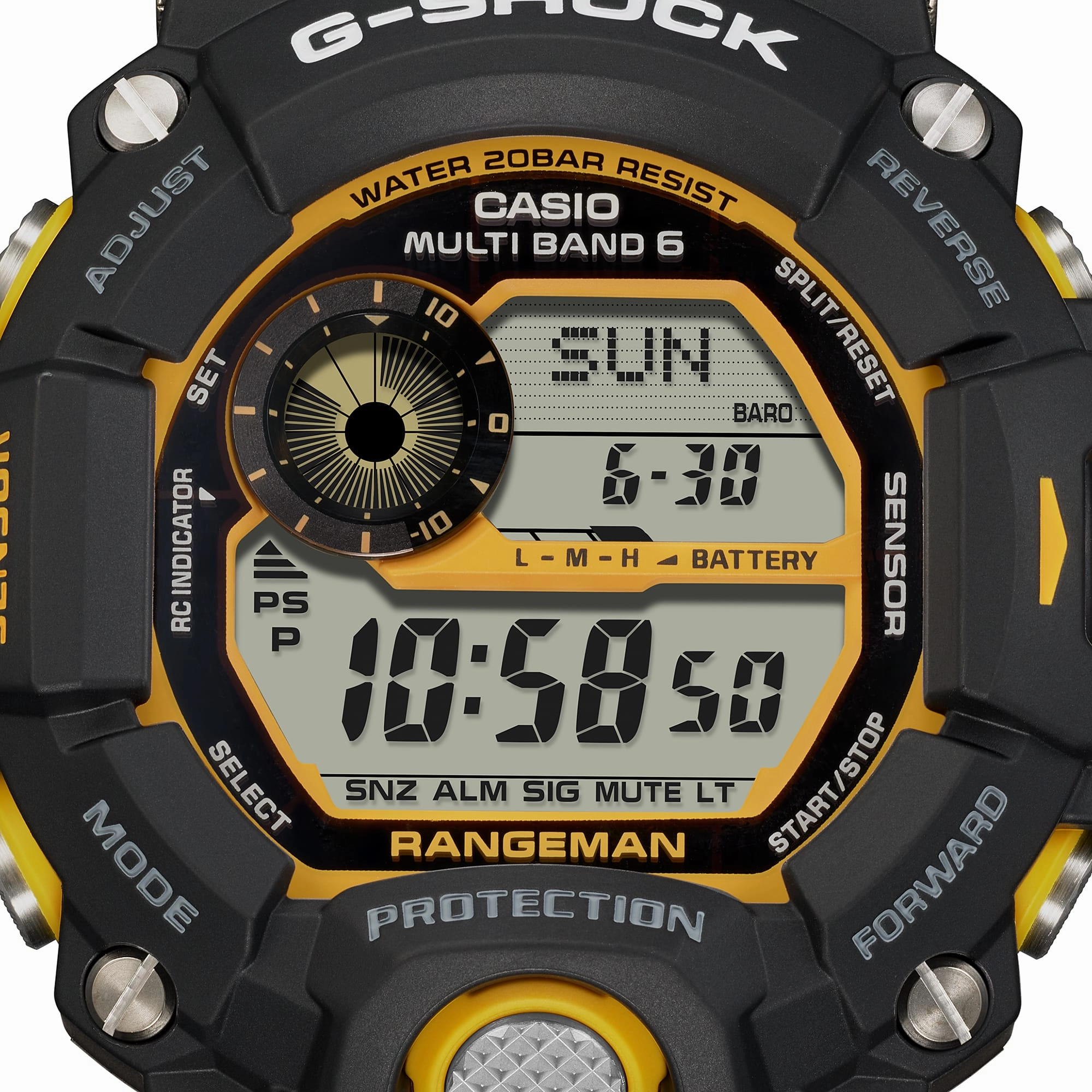 G-Shock Master of G Rangeman Black Resin Band Watch GW9400Y-1D