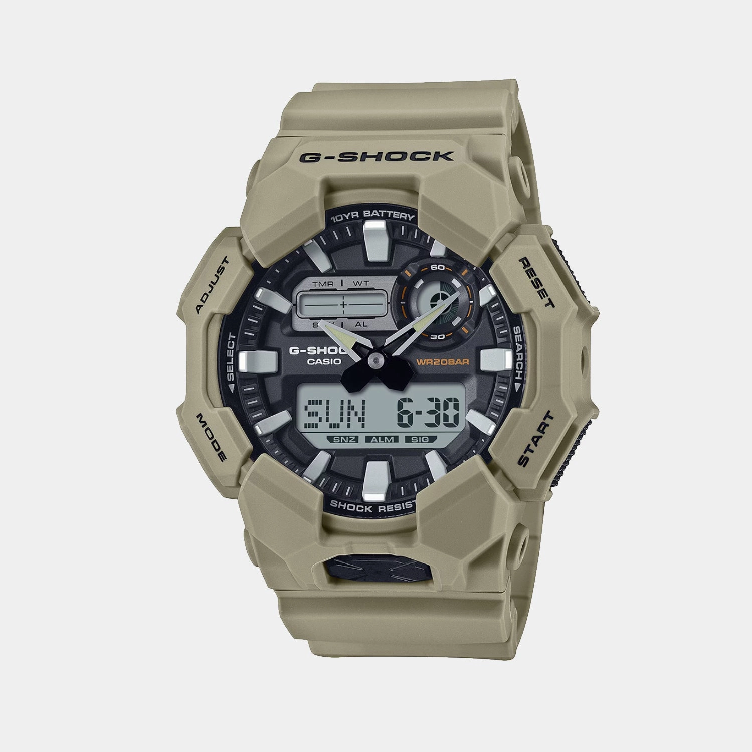 G-Shock Men Quartz Black Dial Analog-Digital Resin Watch GA-010-5ADR G1603