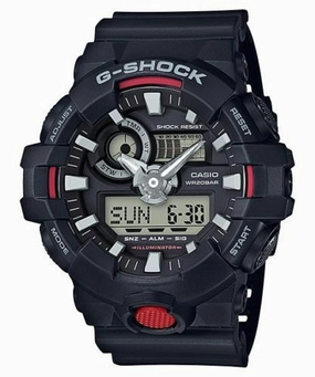 G-Shock Men's Analog-Digital Toughness Timepiece GA700-1A with World Time