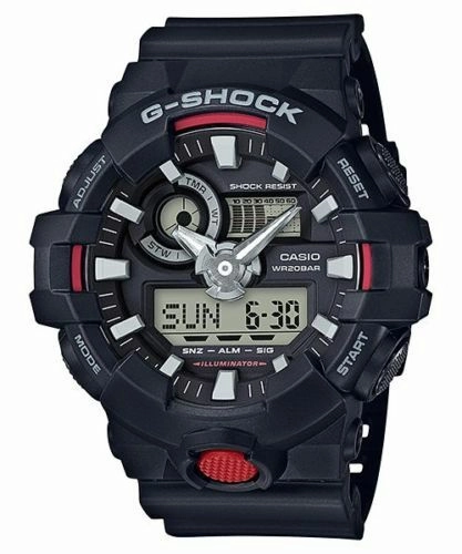 G-Shock Men's Analog-Digital Toughness Timepiece GA700-1A with World Time