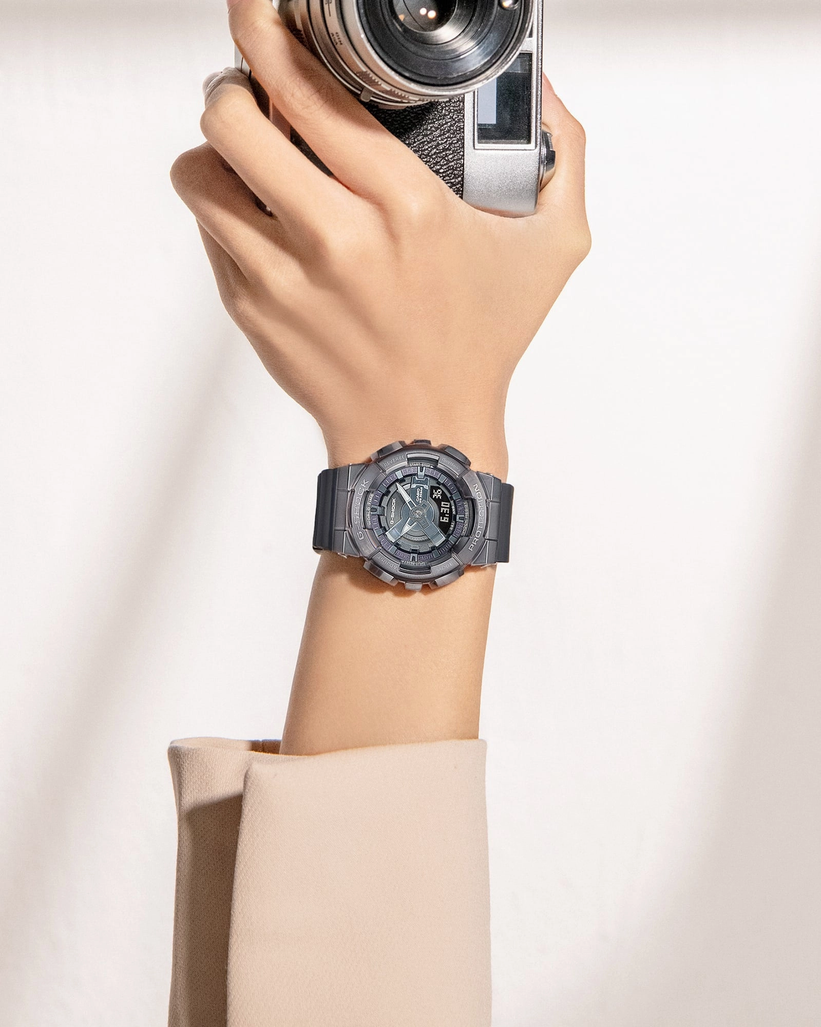G-Shock Metallic Colours Mid-Size Watch GMS110B-8A