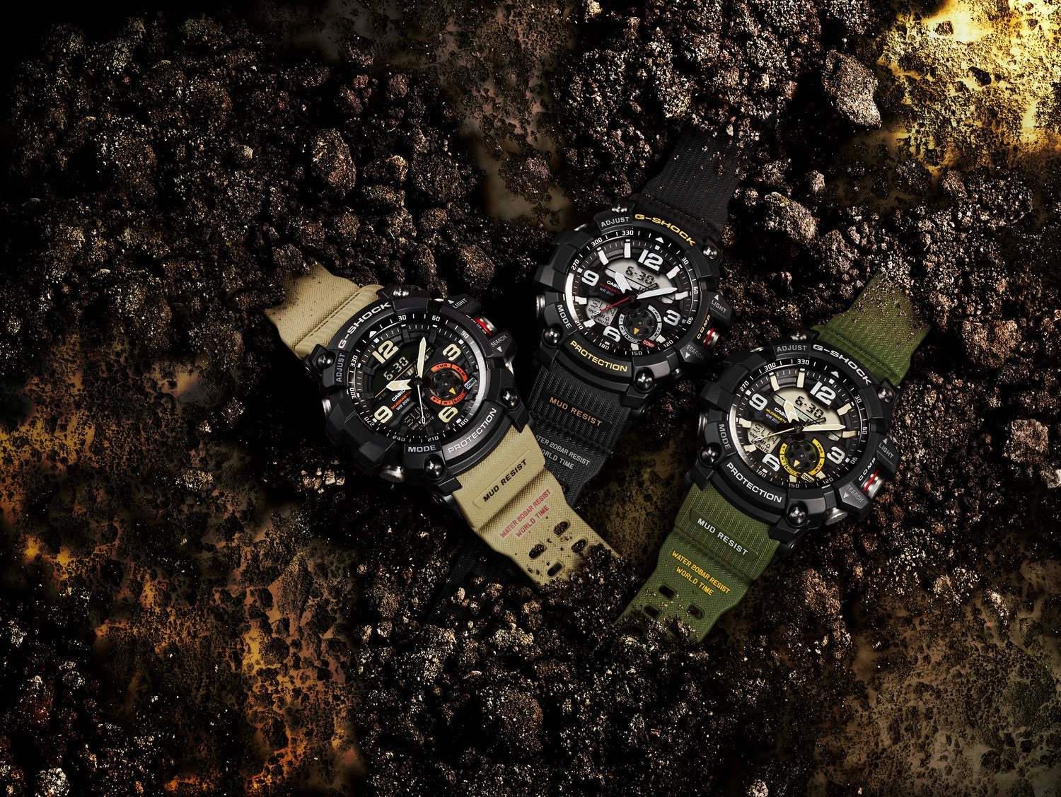 G-Shock Mudmaster Twin Sensor Rugged Watch with Super Illuminator GG1000-1A3