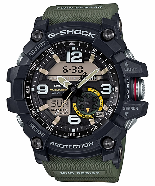 G-Shock Mudmaster Twin Sensor Rugged Watch with Super Illuminator GG1000-1A3
