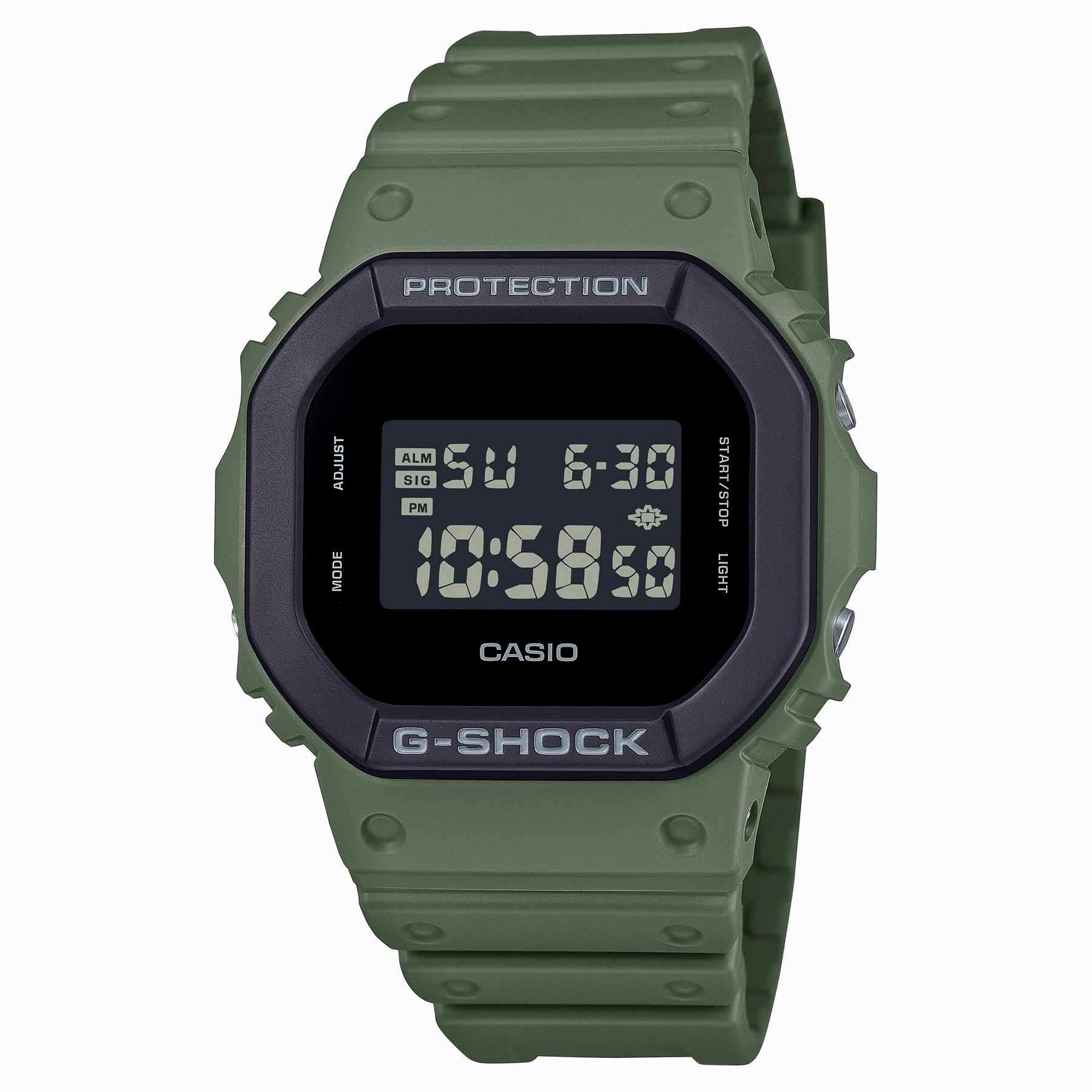 G-Shock Square Camo Green Watch DW5610UU-3D