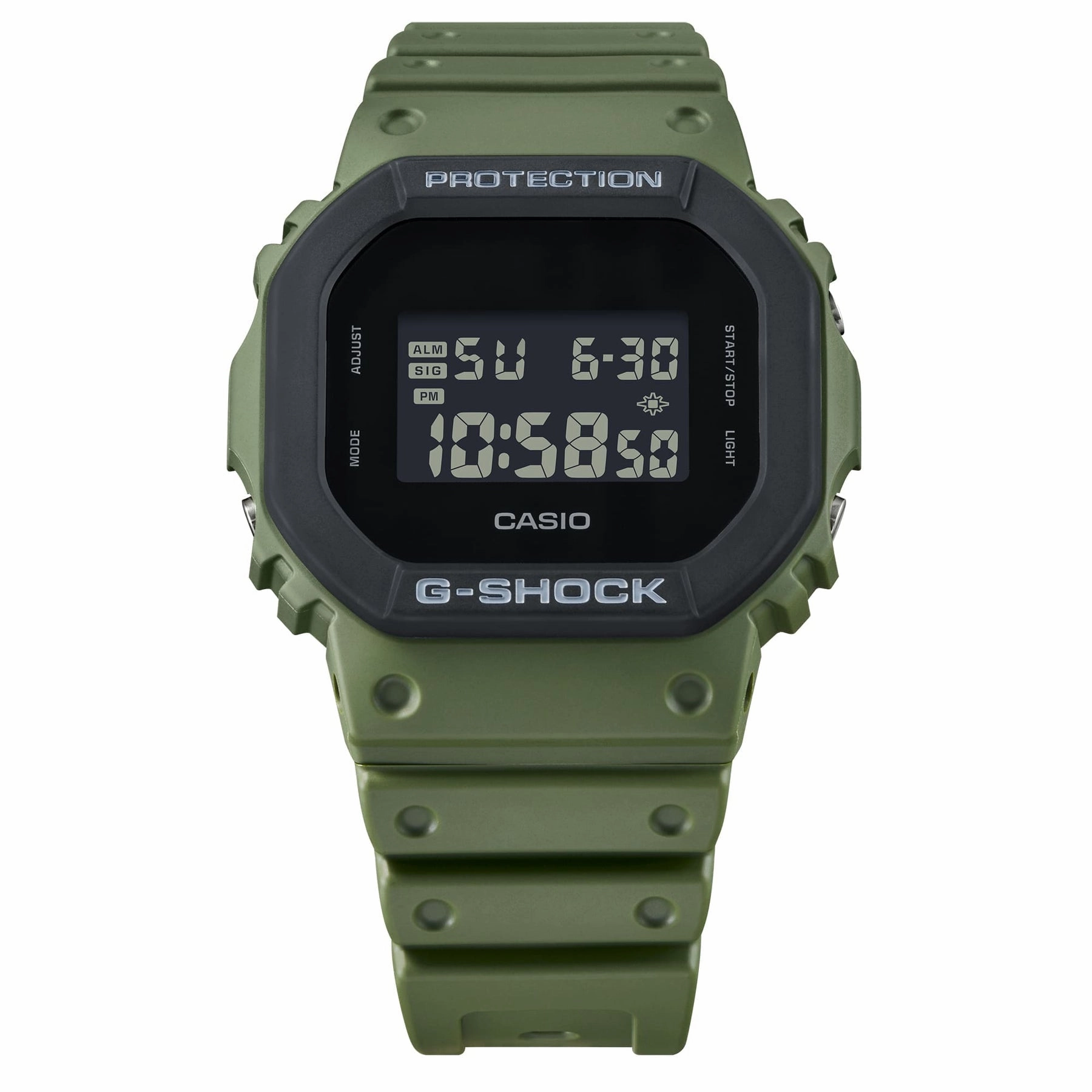 G-Shock Square Camo Green Watch DW5610UU-3D