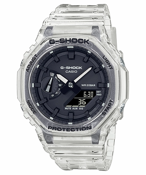G-Shock Transparent CasiOak Carbon Core Guard Watch GA2100SKE-7A