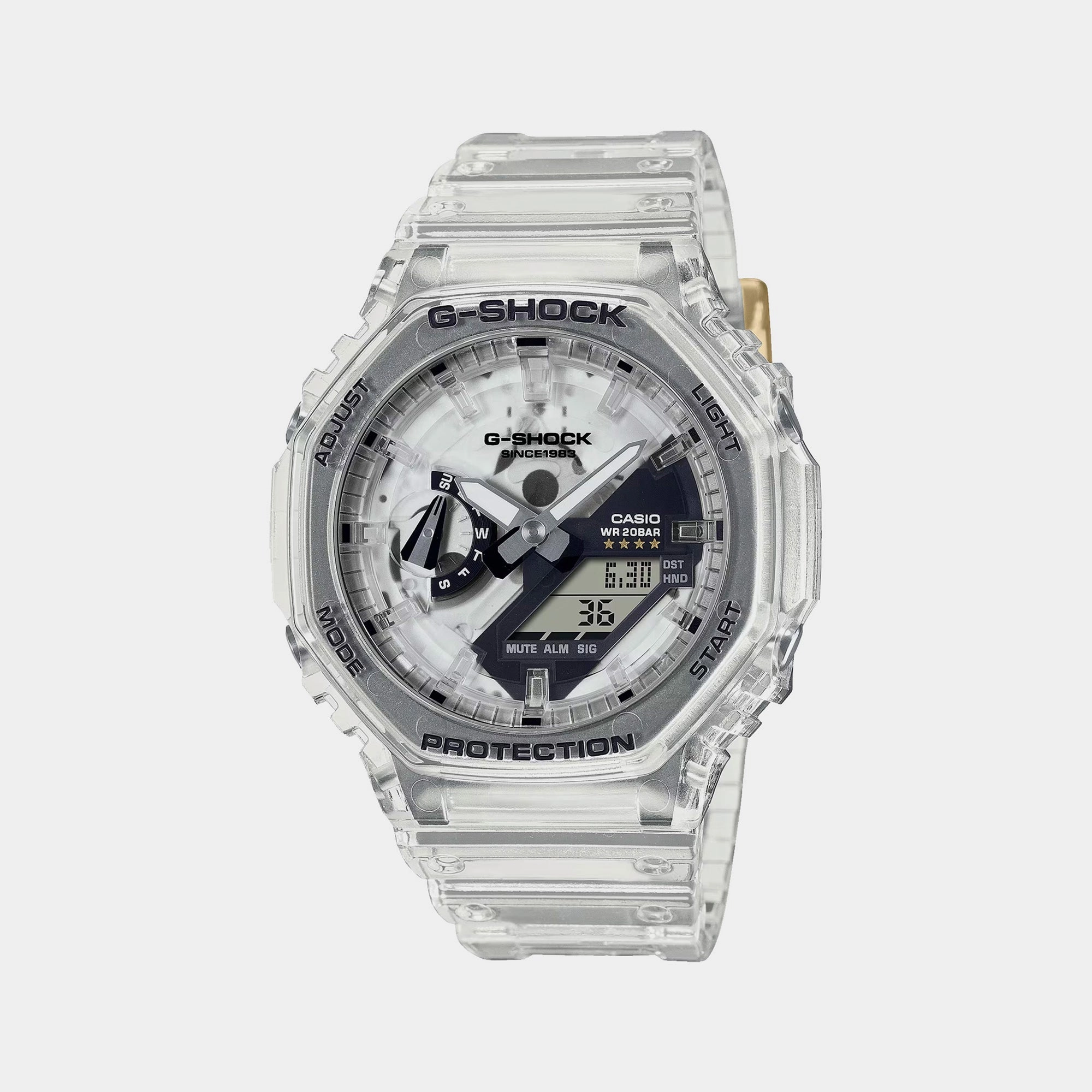 G-Shock White Men's Analog-Digital Resin Watch G1442 - GA-2140RX-7ADR