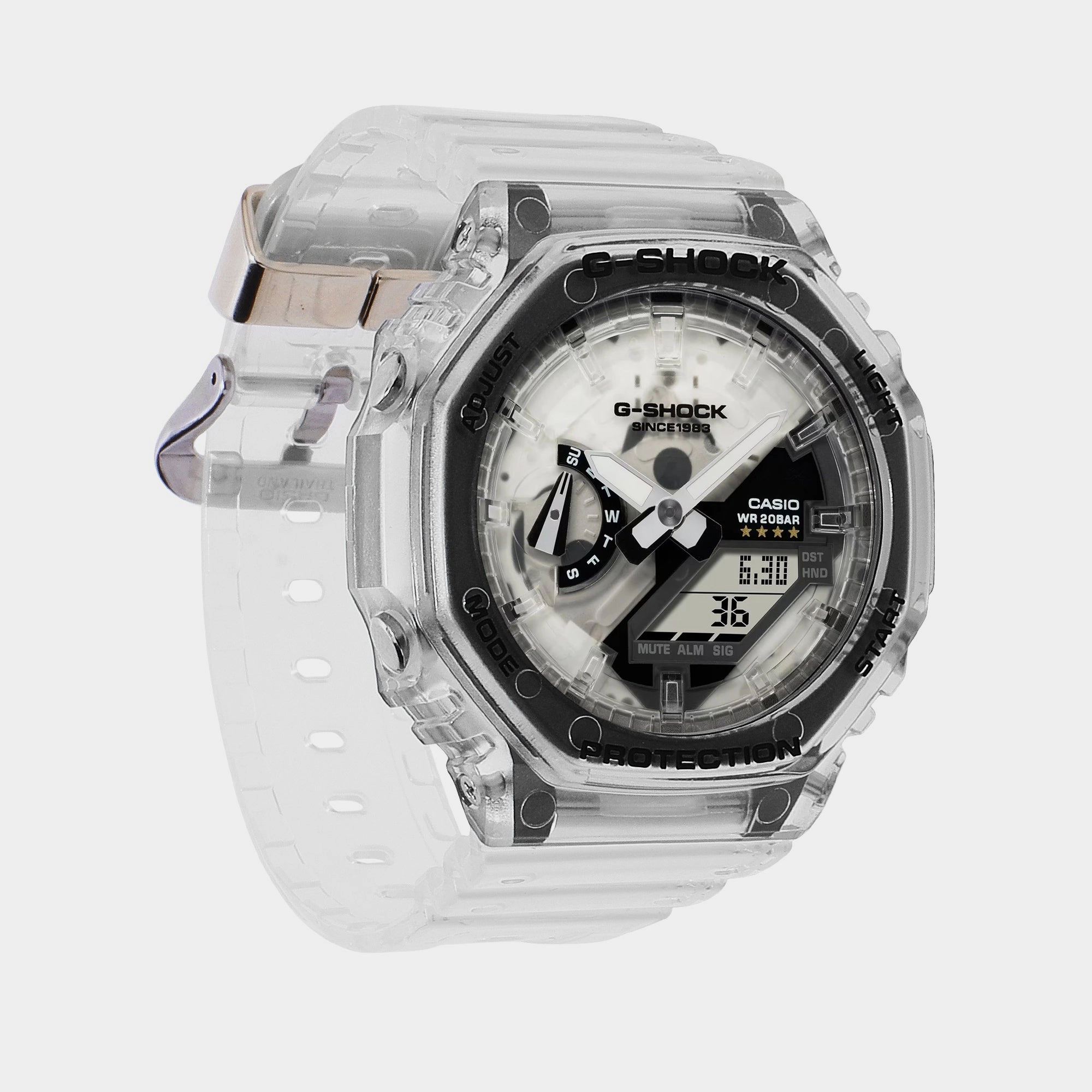 G-Shock White Men's Analog-Digital Resin Watch G1442 - GA-2140RX-7ADR