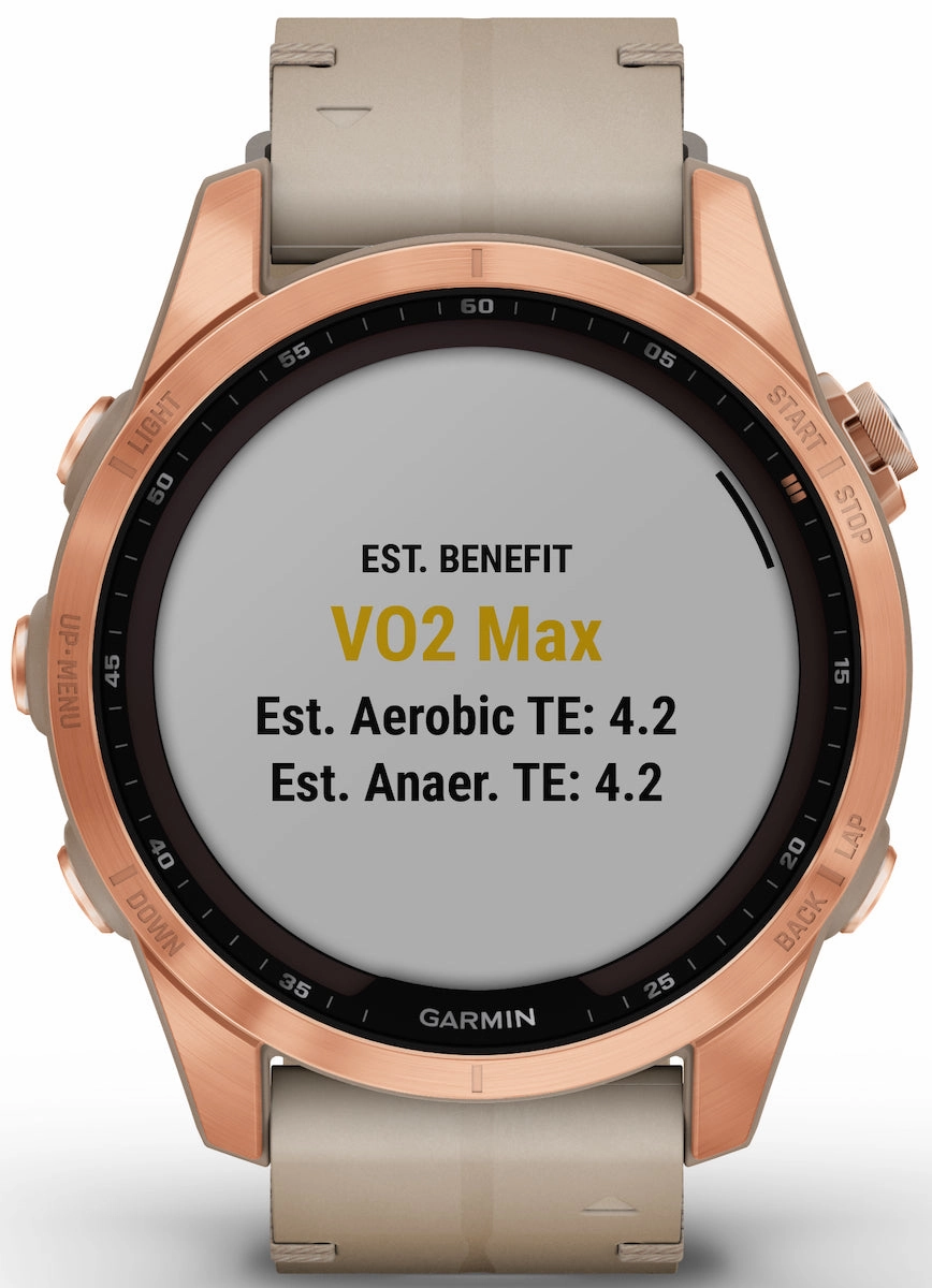 Garmin Watch Fenix 7S Sapphire Solar Rose Gold Titanium