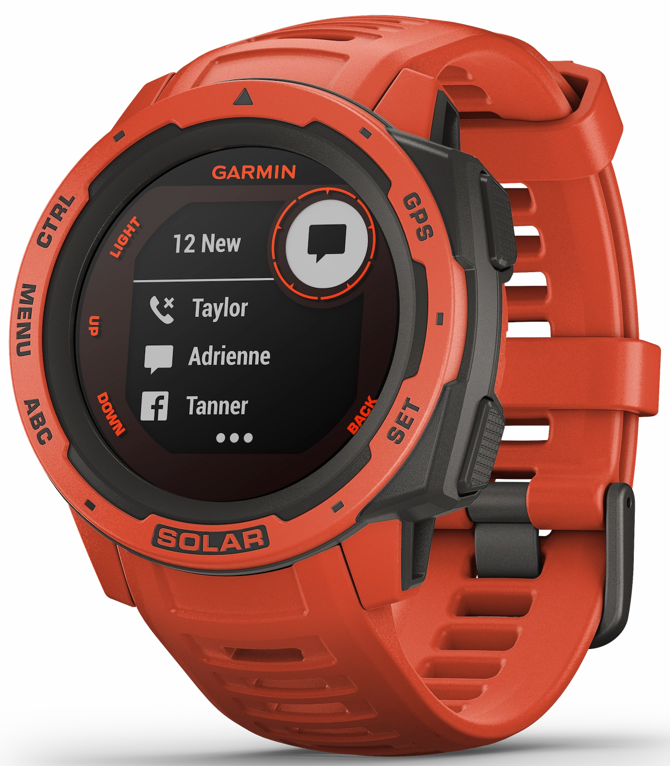 Garmin Watch Instinct Solar Flame Red D